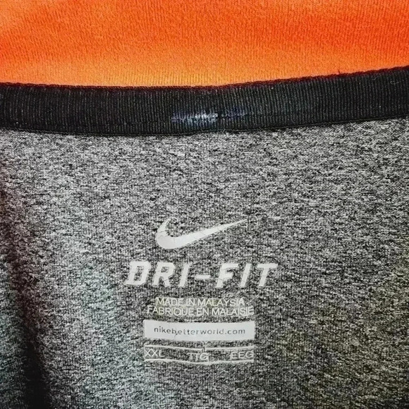 Nike Dri - Fit mock neck athletic pullover shirt men's XXL - Picture 3 of 6